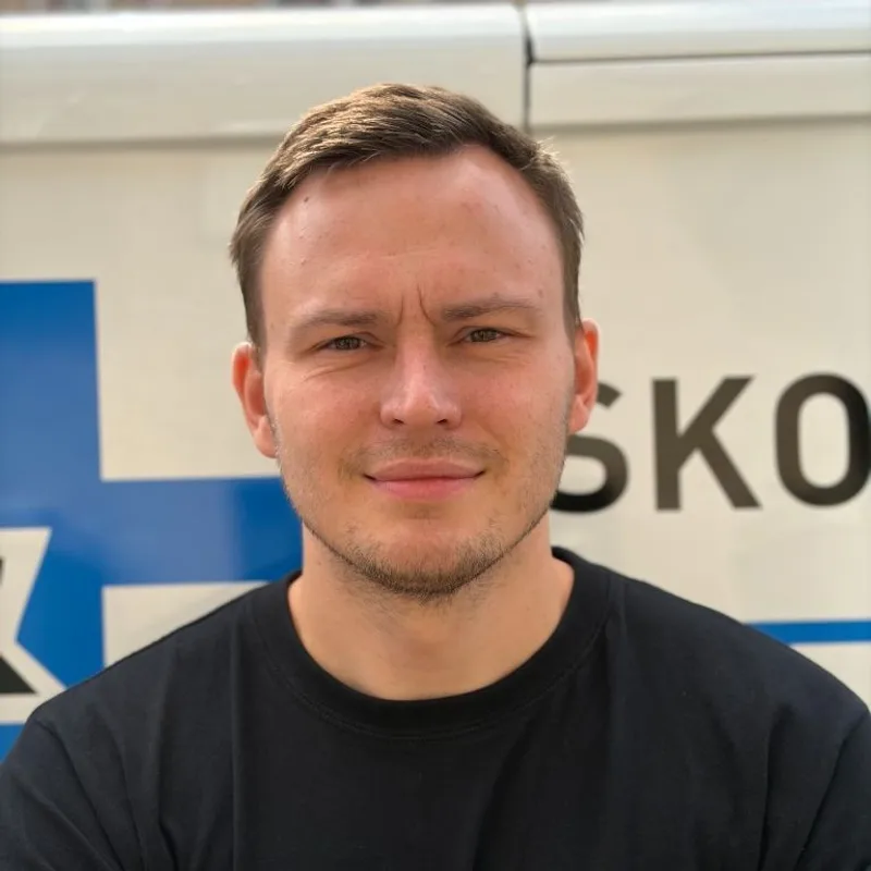Nikolai Heide, indehaver og autoriseret VVS-installatør hos Skovgaard & Heide VVS