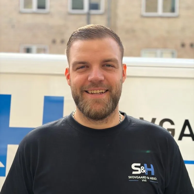 Oliver Skovgaard Rasmussen, indehaver hos Skovgaard & Heide VVS